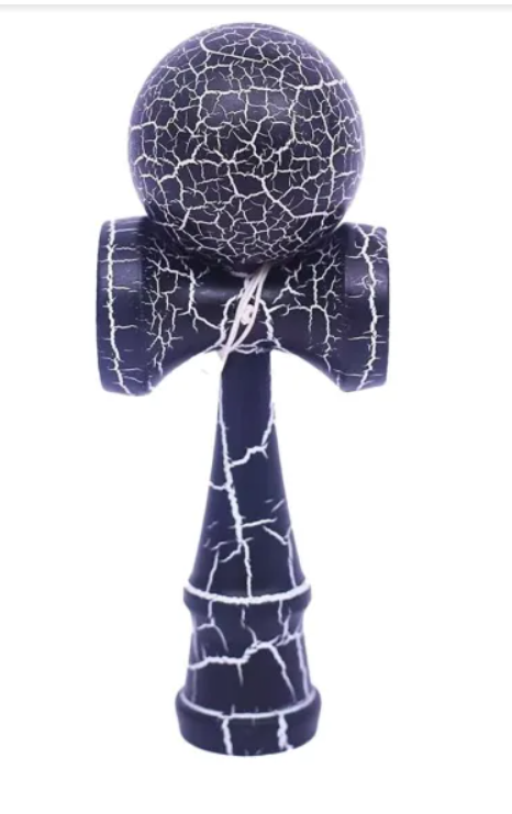 Kendama X Originala, Profesionala, Flippy, Kendama Cracked, din Lemn – 18 cm, Crack